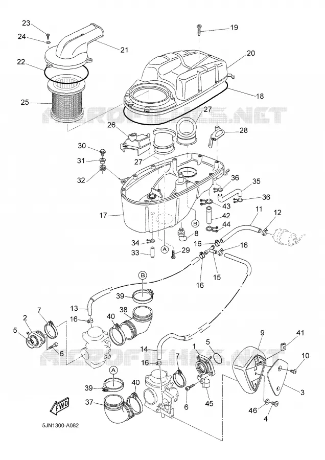ADMISSION Yamaha MOTO 1100 2003 BULLDOG  BT1100