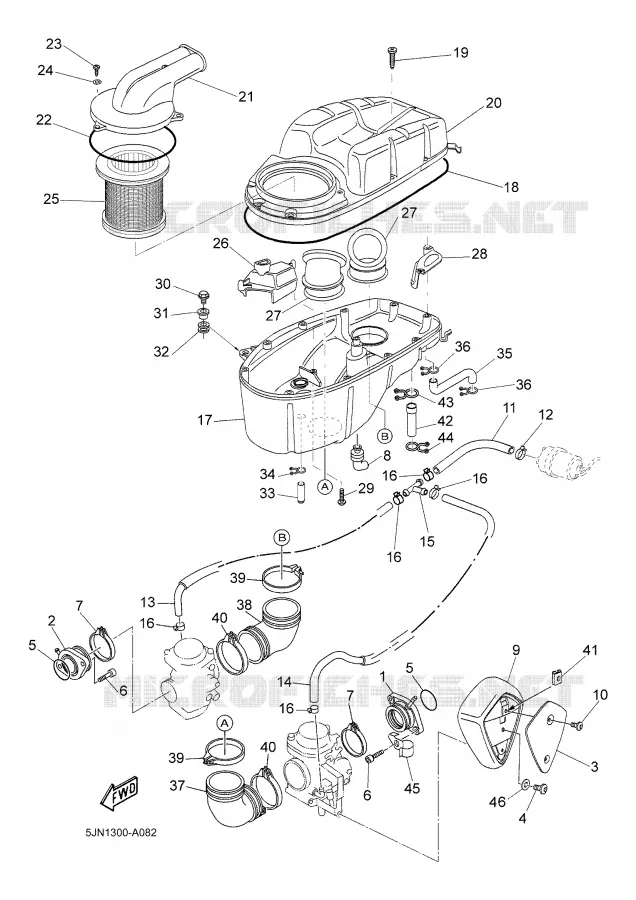 ADMISSION Yamaha MOTO 1100 2004 BULLDOG  BT1100