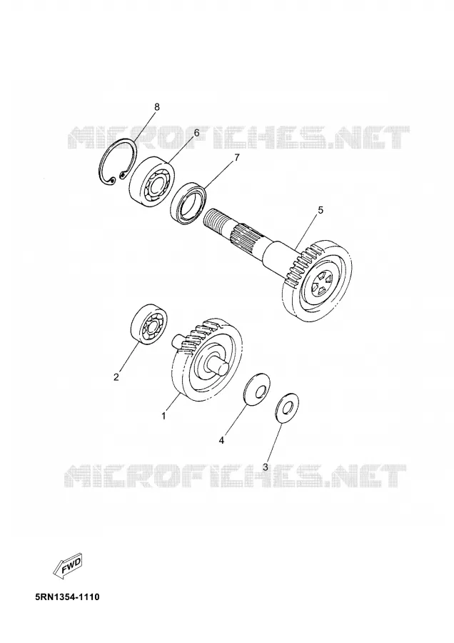 TRANSMISSION Yamaha SCOOTER 50 2003 JOG  CS50M