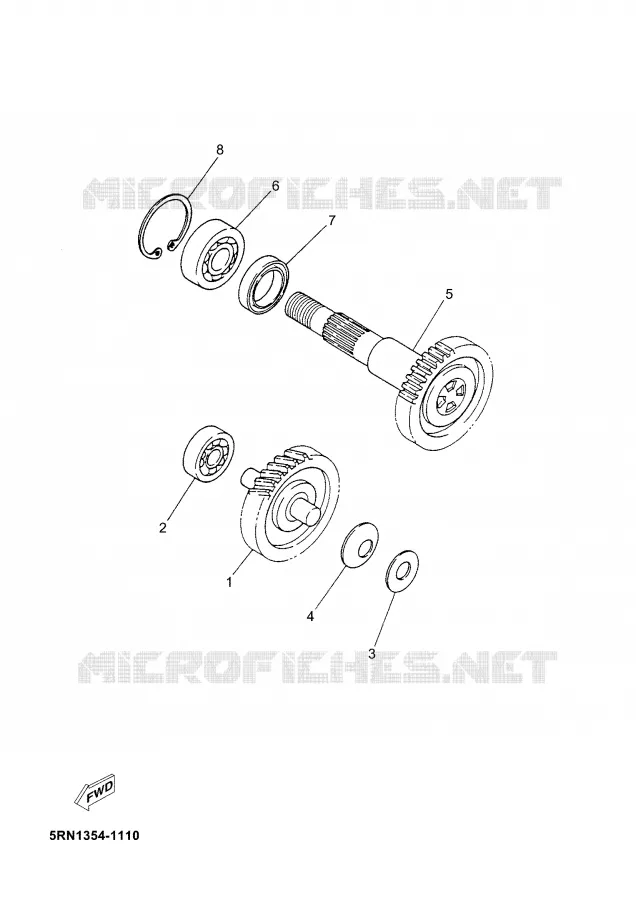 TRANSMISSION Yamaha SCOOTER 50 2009 JOG  CS50