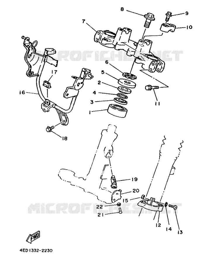 DIRECTION Yamaha MOTO 80 1992 DTLC  DT80LC