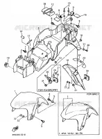 GARDE BOUE pour Yamaha YZF 1993