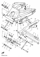 BRAS ARRIERE pour Yamaha YZF 1993