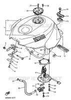 RESERVOIR A ESSENCE pour Yamaha YZF 1993