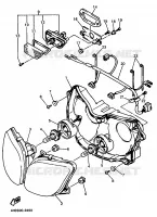ALTERNATIVE PHARE pour Yamaha YZF 1993