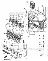 ADMISSION pour Yamaha YZF 1993