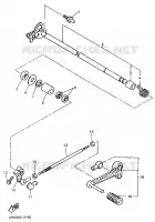 AXE DE SELECTEUR / PEDALE pour Yamaha YZF 1993