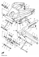 BRAS ARRIERE pour Yamaha YZF 1993