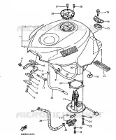 RESERVOIR A ESSENCE pour Yamaha YZF 1993