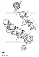 VILEBREQUIN / PISTON pour Yamaha YZF 1993