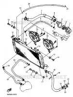 RADIATEUR / DURITES pour Yamaha YZF 1993