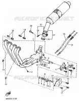 ECHAPPEMENT pour Yamaha YZF 1994