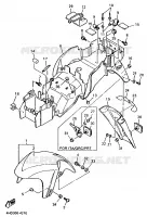 GARDE BOUE pour Yamaha YZF 1994