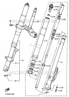 FOURCHE pour Yamaha YZF 1994