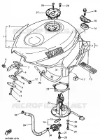 RESERVOIR A ESSENCE pour Yamaha YZF 1994