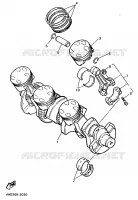 VILEBREQUIN / PISTON pour Yamaha YZF 1994