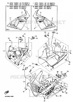 CARENAGES 2 pour Yamaha YZF 1994