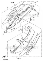 COUVERCLE LATERAL pour Yamaha YZF 1995