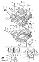 CARTER MOTEUR pour Yamaha YZF 1995