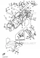 GARDE BOUE pour Yamaha YZF 1995