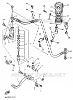 MAITRE CYLINDRE DE FREIN ARRIERE pour Yamaha YZF 1995