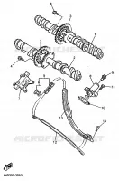 ARBRE A CAMES / CHAINE DE DISTRIBUTION pour Yamaha YZF 1995