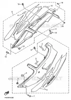 COUVERCLE LATERAL pour Yamaha YZF 1995