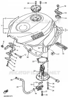 RESERVOIR A ESSENCE pour Yamaha YZF 1995