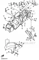 GARDE BOUE pour Yamaha YZF 1995