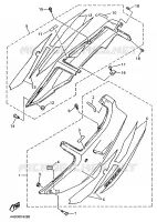 COUVERCLE LATERAL pour Yamaha YZF 1995
