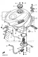RESERVOIR A ESSENCE pour Yamaha YZF 1995