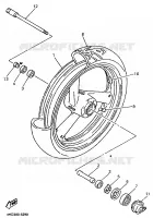 ROUE AVANT pour Yamaha YZF 1996