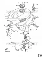 RESERVOIR A ESSENCE pour Yamaha YZF 1996