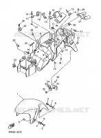 GARDE BOUE pour Yamaha YZF 1996