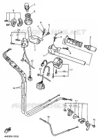 GUIDON ET CABLES pour Yamaha YZF 1996