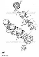 VILEBREQUIN / PISTON pour Yamaha YZF 1996