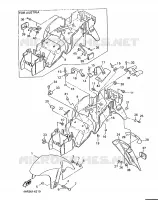 GARDE BOUE pour Yamaha YZF 1996