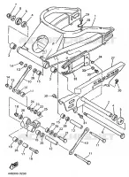 BRAS ARRIERE pour Yamaha YZF 1993