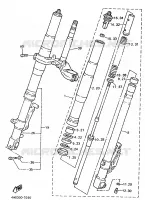 FOURCHE pour Yamaha YZF 1993