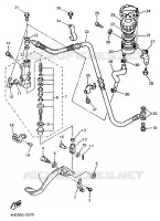 MAITRE CYLINDRE DE FREIN ARRIERE pour Yamaha YZF 1993