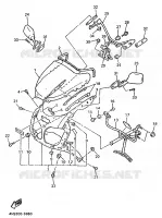 CARENAGES 1  pour Yamaha YZF 1993