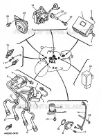 PARTIE ELECTRIQUE 1 pour Yamaha YZF 1993