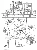 PARTIE ELECTRIQUE 2 pour Yamaha YZF 1993