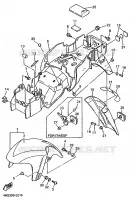 GARDE BOUE pour Yamaha YZF 1995