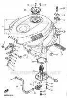 RESERVOIR A ESSENCE pour Yamaha YZF 1995