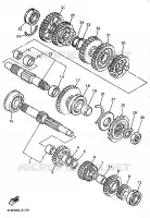 TRANSMISSION pour Yamaha YZF 1996