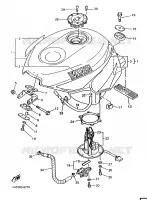 RESERVOIR A ESSENCE pour Yamaha YZF 1996