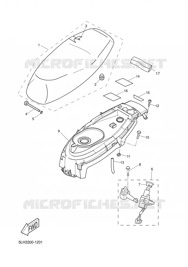 SELLE Yamaha SCOOTER 50 2002 SLIDER  EW50 SLIDER