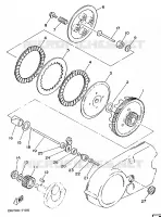 EMBRAYAGE DE DEMARREUR pour Yamaha FS1 1987