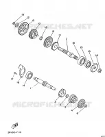 TRANSMISSION pour Yamaha FS1 1987
